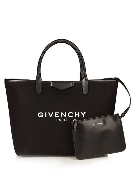 givenchy black shoulder bag|Givenchy tote bag black.